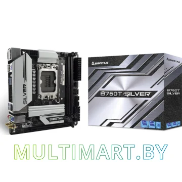 Материнская плата BIOSTAR B760T-Silver ver. 5.1 картинка 4